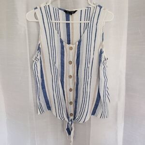 Charlie B Button Tank Top | L